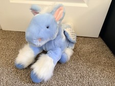 Animal Alley Blue Pegasus Plush Toys 17" Horse Toys R US 2000 Commonwealth LNWOT