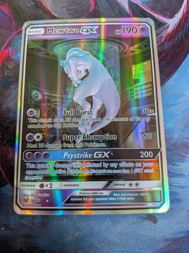 new pokemon cards 2019 CGC 9 Mewtwo GX Full Art Shiny (Graded Card) – Phurion main image 1