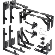 2 Set Anti Sag Gate Kit Hardware for Wooden Fence Gate Corner Brace Bracket