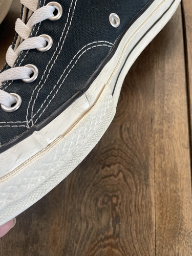 Converse Chuck Taylor All Star 70 Hi Negro 162050C - Hombre Talla 10 Defectos Leer - Imagen 11 de 24