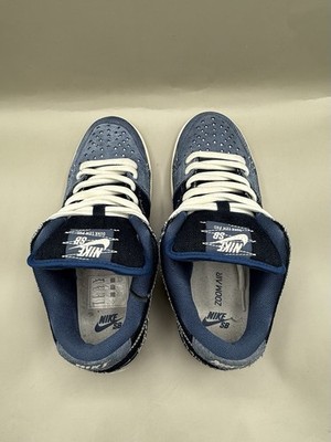 Authentic 2020 Nike SB Dunk Low Pro PRM Denim Sashiko Men Size 8