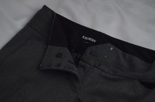 NEW EXPRESS $80 HEATHER GRAY MID RISE BOOTCUT EDITOR PANTS SZ 6