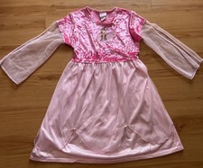 Vintage Y2K 2002 Barbie Avenue Pink Nightgown Gown Dress Up Costume Sz 8 Used