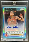 2022-23 Topps Chrome McDonald's Lauren Betts Auto Autograph Aqua Refractor #/99