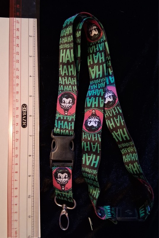 The Joker Vintage Print Lanyard Green