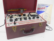 Hickok 600 Vintage Tube Tester + Manual (functional, needs to be serviced)