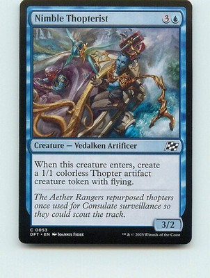 Nimble Thopterist - C53 - MTG - Aetherdrift (DFT)