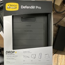 OtterBox Defender Pro Black Folio Case Stand Drop Protection iPad 10th/A16