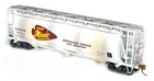 HO ATLAS --- DULUTH MISSABE & IRON RANGE COVERED HOPPER --- "USED & WEATHERED"
