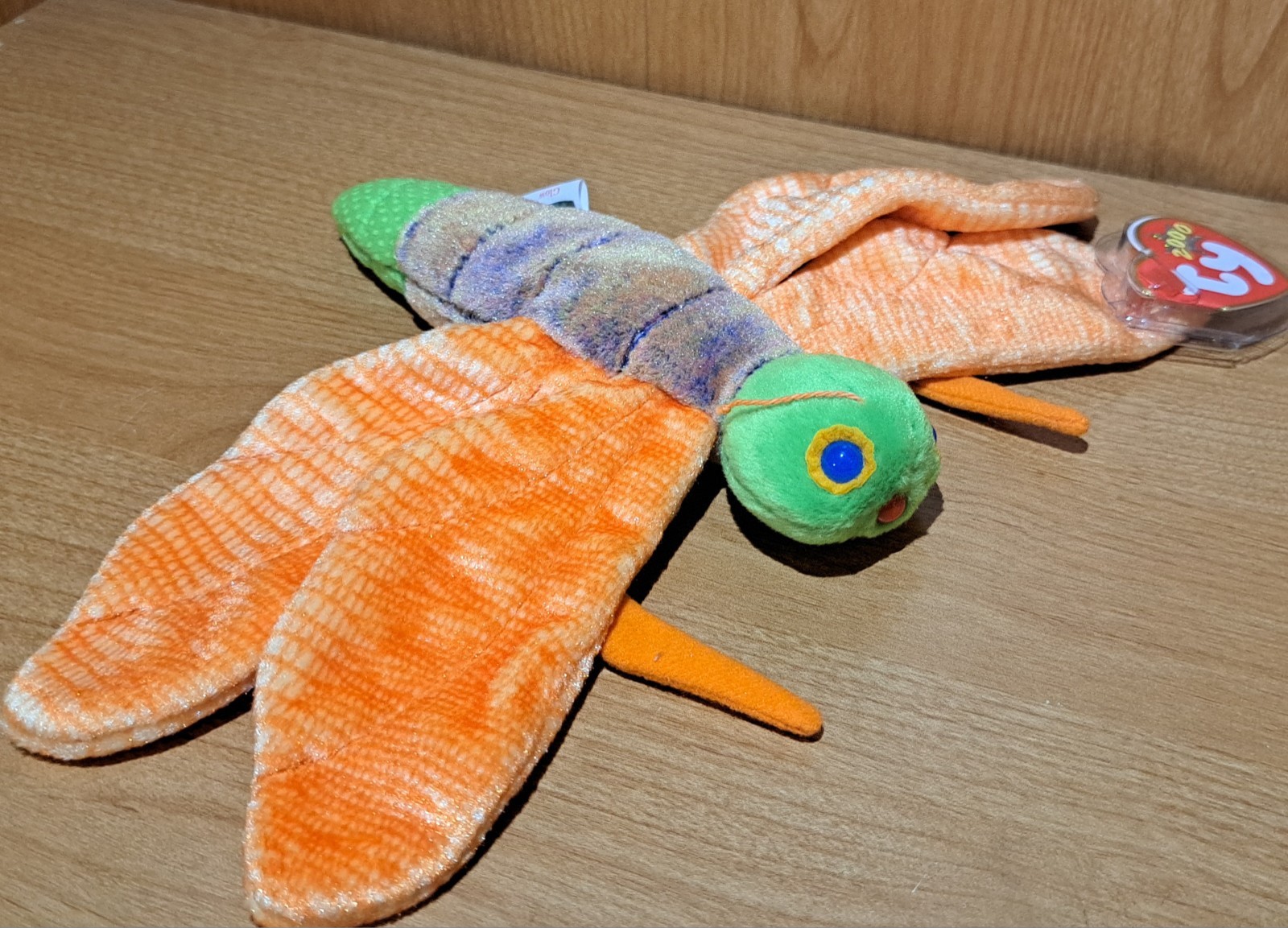 Ty Beanie Baby Glow the Lightening Bug DOB January 4, 2000 MWMT 