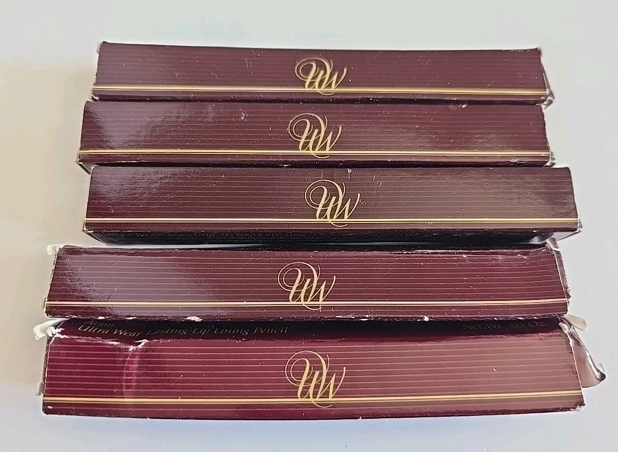 VTG Avon Lipliners Makeup Lot 5x Ultra Wear Lasting Lip Lining Pencil .03oz