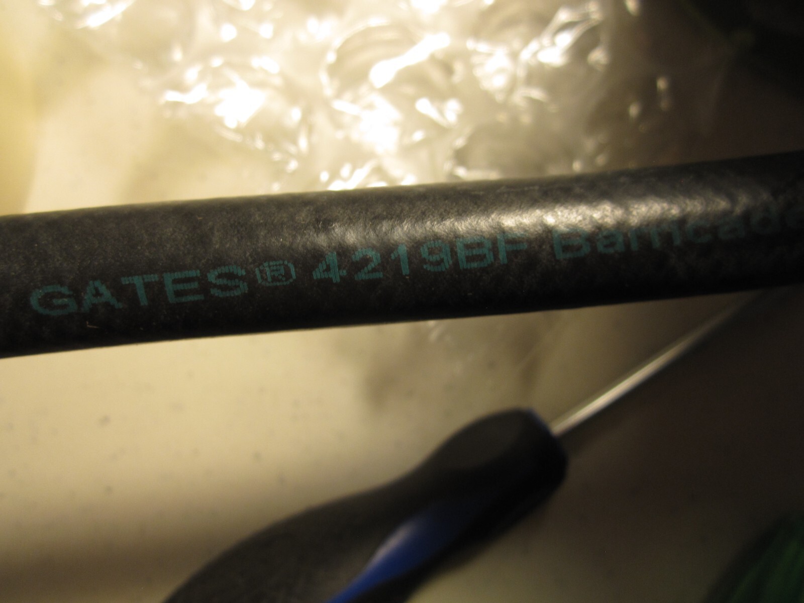 Gates 27341 4219BF (3/8" x3') Barricade Fuel Injection Hose SOLD 3Ft