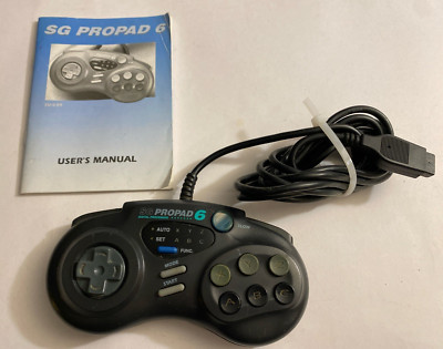 Sega Genesis SG ProPad 2 Digital Processing Controller With Manual 
