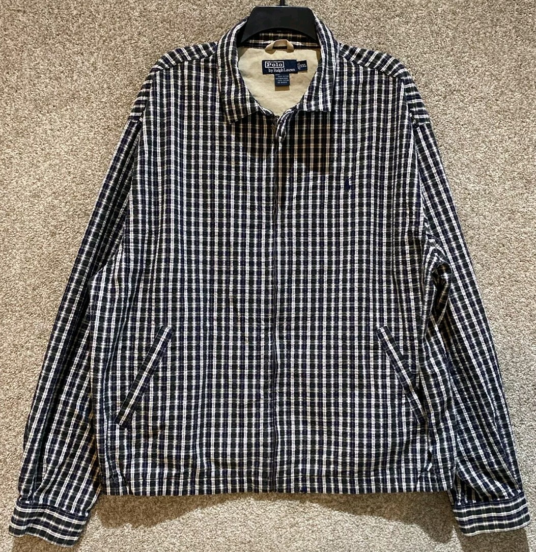 ジャケット・アウター 90s polo ralph lauren check anorak parka 90s Polo Ralph Lauren 