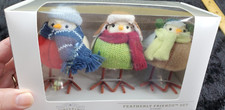 New 2024 Target Wondershop Featherly Friends 3 Mini Fabric Birds Brights