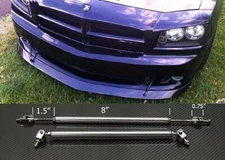 Silver 8"-11" Strut Shock Rod Bar for Mercedes Benz Bumper Lip Diffuser Spoiler