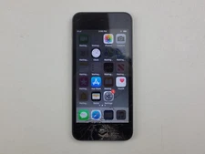 Apple iPod Touch 6th Gen. (A1574) (MKH62LL/A) 16GB - Gray - CRACKED - H0912