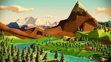 Landscape mountains river nature Custom Gaming Mat Desk