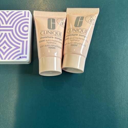 Clinique + Jonathan Adler Make Up Bag Eye Shadow Punch Pop Lipstick Moist Surge - Picture 5 of 10