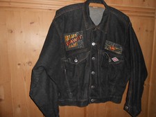 Jeansjacke Gr. M retro vintage 90iger Jahre schwarz TOP Zustand Fasching