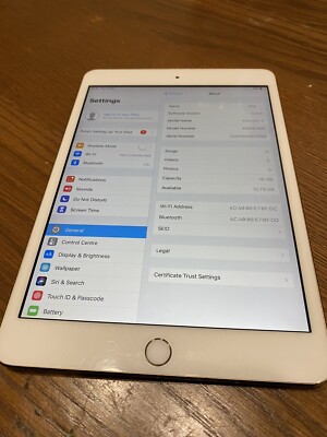 Apple iPad Mini 3 3rd Gen 16GB 64GB Space Grey Silver Gold WIFI
