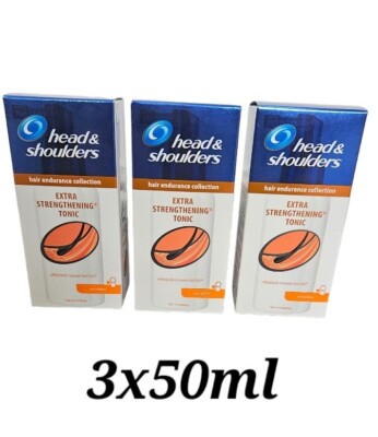 Head and Shoulders Hair Extra Strenthening Tonic 50ml Haarpflege -- 3x50ml Packung