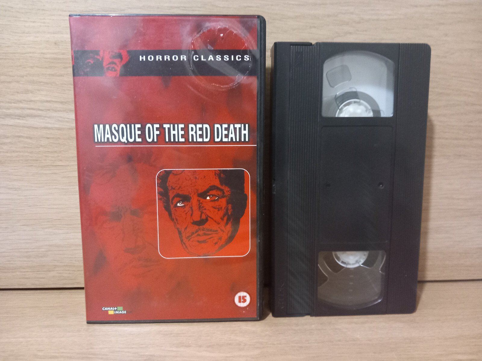 VHS Video - The Masque of the Red Death 1964 cult classic Horror movie film