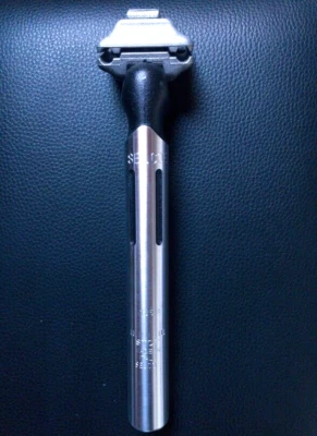 Tige De Selle Selcof 25,8mm Argent Vintage Pour Bianchi Rekord Sprint Neuf - Photo 1/4