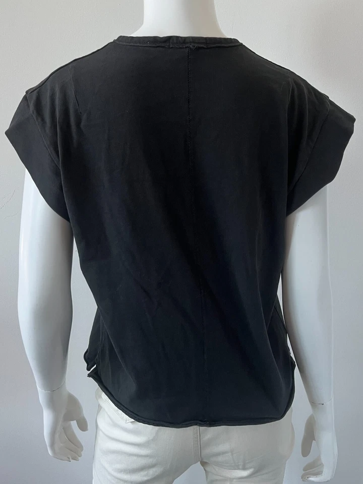 Rag and Bone Tee Tank Ryder Muscle Black Cotton Size XS Foto 3 de 4