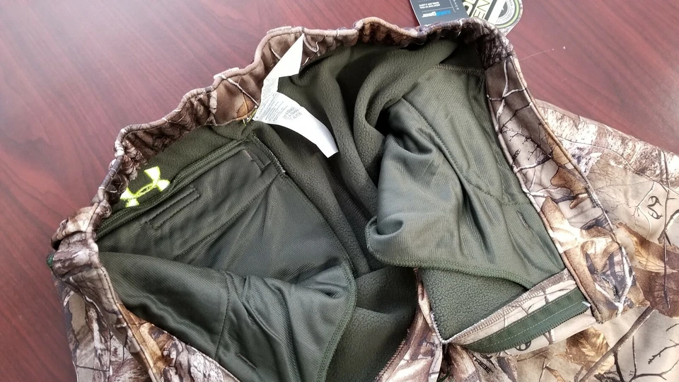 UA Under Armour Realtree Camo Scent Control Men's Fleece Hunting Pants ColdGear - Image 4 of 4