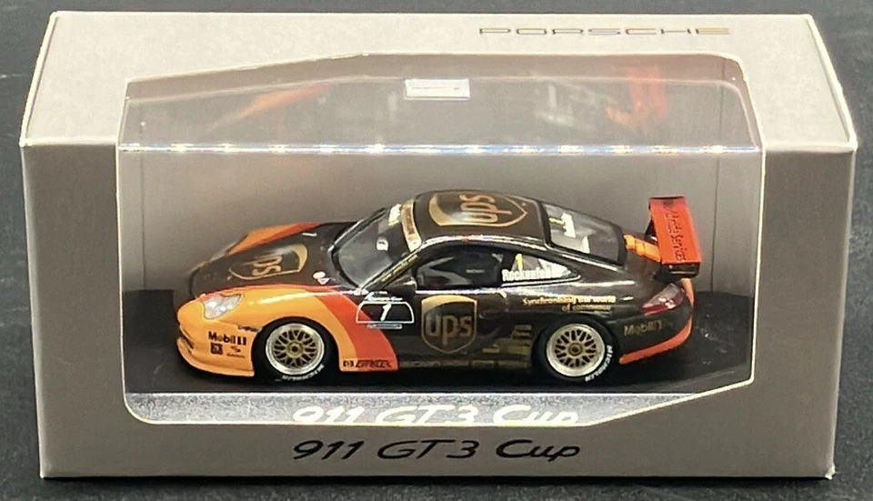 Minichamps 1/43 Porsche 911 GT3 Cup #1 UPS Team - Image 4 of 4
