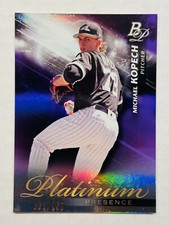 2018 BOWMAN PLATINUM MICHAEL KOPECH PLATINUM PRESENCE PURPLE #'d 061/250