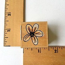 Hero Arts Rubber Stamps - Five Petal Flower - NEW