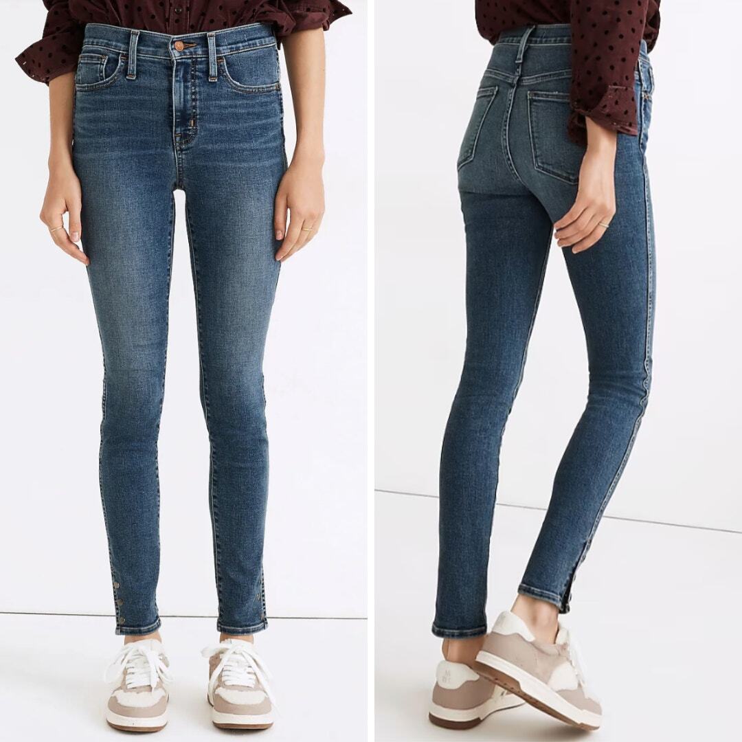 Madewell Petite 10in High-Rise Roadtripper Skinny Jeans Authentic Fit