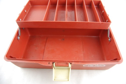 Alter Pal 1040 Angelkoffer ein Tablett Burnt Orange Vintage - Bild 2 von 12