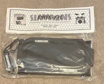 Simmons elektronisches Schlagzeug / Akustik Bass Kick Drum Trigger Pad - New Old Stock