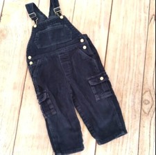 Childrens Place navy corduroy overalls sz 18m