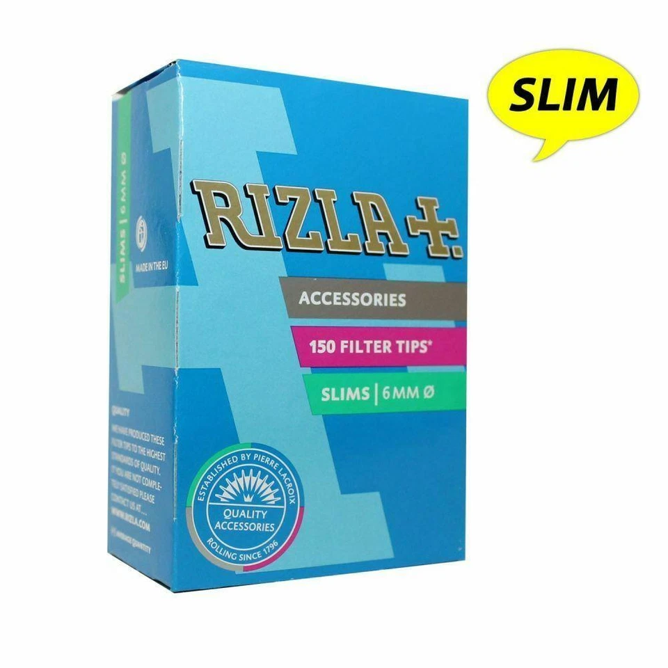 Filtri Rizla Slim 6 mm Rolling Filters Tips Full Box 20 Packs - Image 2 of 2