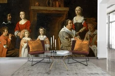 3D Portraits Interior Self-adhesive Removeable Wallpaper Wall Mural Sticker 01