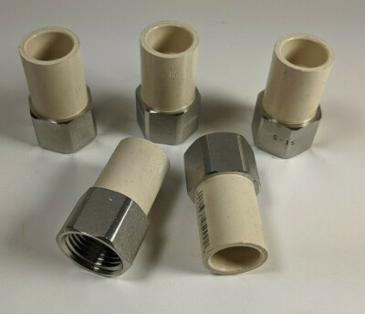 5X Spears TFS-0500 1/2'' FNPT x CTS (Slip) SS Female Transition Adapter Tan