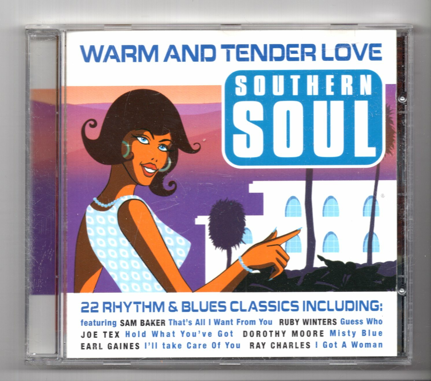 (KE866) Southern Soul, Warm & Tender Love, 22 tracks various artists - 2004 CD