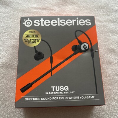 Steelseries Gaming Earphone Detachable Mic. TUSQ Noise Cancellation