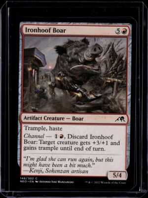 Ironhoof Boar - 148/302 - NEO - NM - MTG Magic the Gathering | eBay