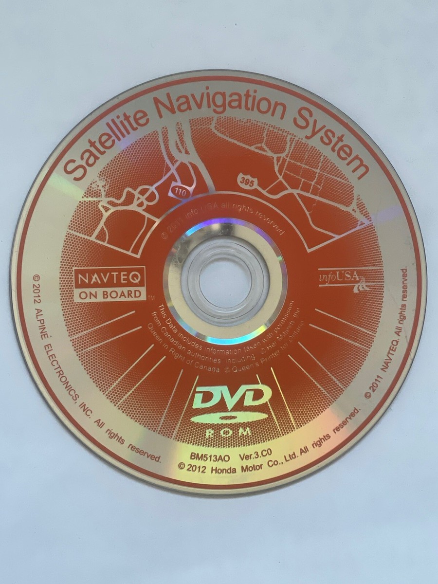 2004 2005 2006 ACURA TL NAVIGATION DVD ORANGE US CANADA VER.3.C0