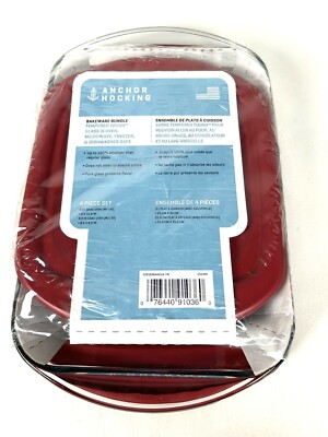 Anchor Hocking Glass Bakeware Set 91036