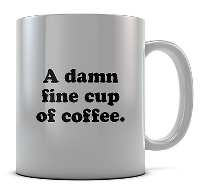 Eine verdammt feine Tasse Kaffeebecher Tasse Geschenkidee Geschenk Kaffee Tee