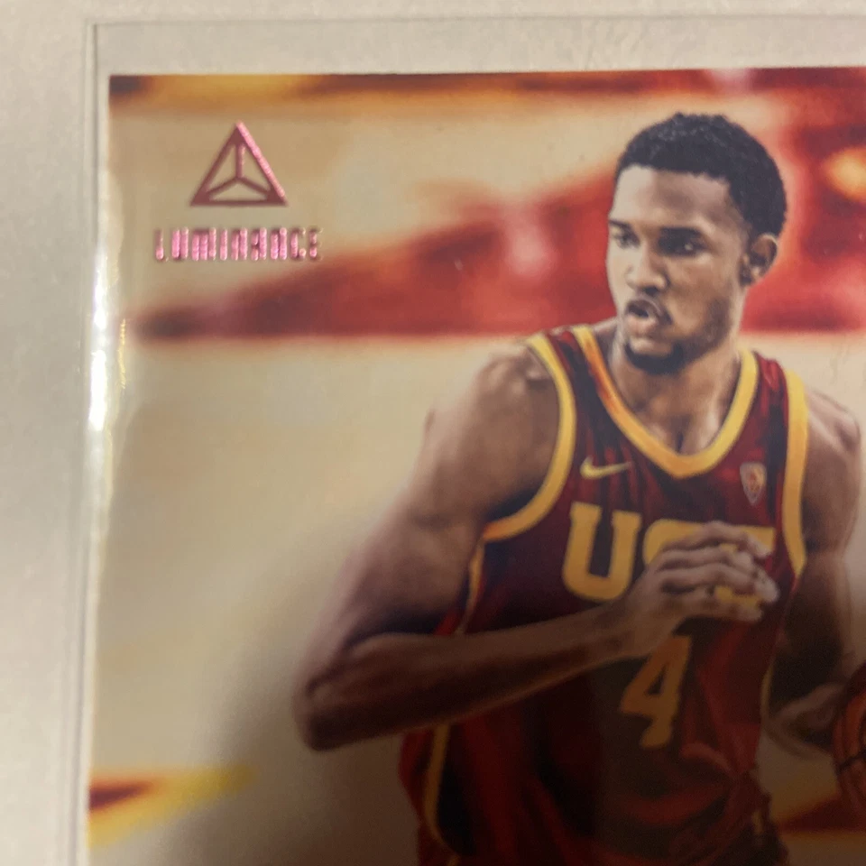 2021 Chronicles Draft Picks Evan Mobley Pink LUMINANCE & Nba Hoops - Image 3 of 4