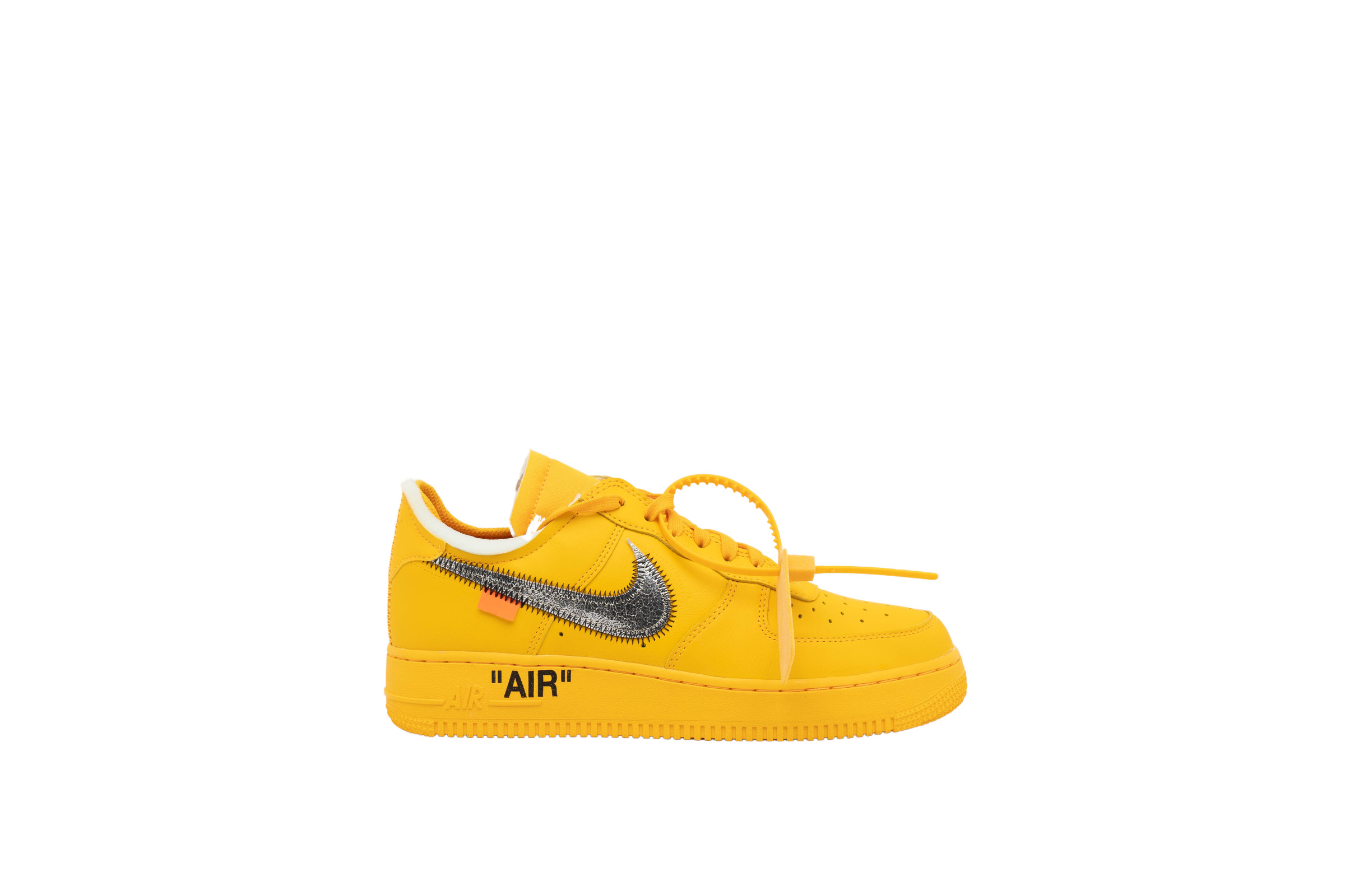 Nike Air Force 1 Low OFF-WHITE University Gold Metallic Nike Air Force 1 Low OFF-WHITE University Gold Metallic