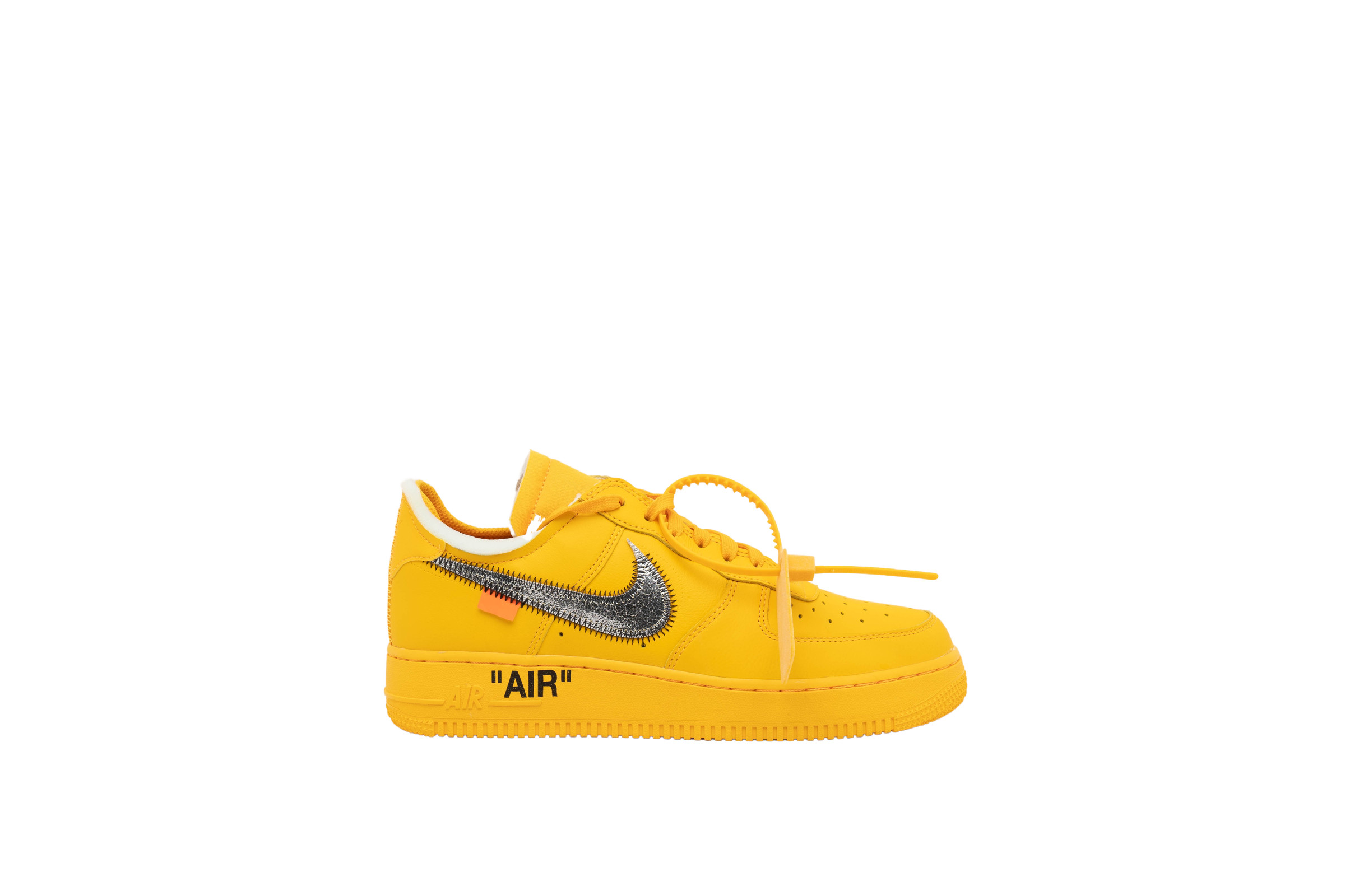 New Look At The Off-White x Nike Air Force 1 University Gold