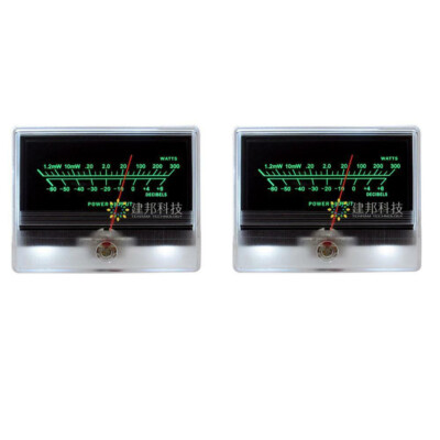 2pcs High-precision VU Meter DB Sound Pressure Chassis Meter with Backlight
